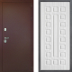 Входная металлическая Дверь Дверной континент Рубикон Медь Дизайн ФЛ-183 Сандал белый в Электрогорске