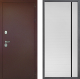 Дверь Дверной континент Рубикон Медь Дизайн ФЛ-757 Черное Стекло Софт милк в Электрогорске