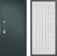 Входная металлическая Дверь Дверной континент Рубикон Серебро Дизайн ФЛ-183 Сандал белый в Электрогорске