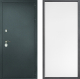 Дверь Дверной континент Рубикон Серебро Дизайн ФЛ-649 Белый софт в Электрогорске