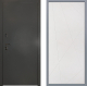 Дверь Заводские двери Эталон 3к антик серебро Флитта Белый софт в Электрогорске
