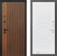 Входная металлическая Дверь Лабиринт (LABIRINT) Шторм 23 Белый софт в Электрогорске