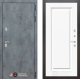 Входная металлическая Дверь Лабиринт (LABIRINT) Бетон 27 Белый (RAL-9003) в Электрогорске