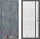 Дверь Лабиринт (LABIRINT) Бетон 22 Белый софт в Электрогорске