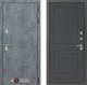Входная металлическая Дверь Лабиринт (LABIRINT) Бетон 11 Графит софт в Электрогорске