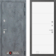 Дверь Лабиринт (LABIRINT) Бетон 13 Белый софт в Электрогорске