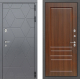 Входная металлическая Дверь Лабиринт (LABIRINT) Cosmo 03 Орех бренди в Электрогорске