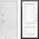 Входная металлическая Дверь Лабиринт (LABIRINT) Трендо 26 Белый (RAL-9003) в Электрогорске