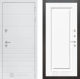 Входная металлическая Дверь Лабиринт (LABIRINT) Трендо 27 Белый (RAL-9003) в Электрогорске