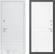 Входная металлическая Дверь Лабиринт (LABIRINT) Трендо 11 Белый софт в Электрогорске