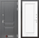 Входная металлическая Дверь Лабиринт (LABIRINT) Платинум 27 Белый (RAL-9003) в Электрогорске