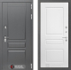 Входная металлическая Дверь Лабиринт (LABIRINT) Платинум 03 Белый софт в Электрогорске