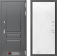 Входная металлическая Дверь Лабиринт (LABIRINT) Платинум 24 Белый софт в Электрогорске
