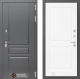 Входная металлическая Дверь Лабиринт (LABIRINT) Платинум 11 Белый софт в Электрогорске