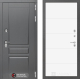 Входная металлическая Дверь Лабиринт (LABIRINT) Платинум 13 Белый софт в Электрогорске