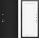 Входная металлическая Дверь Лабиринт (LABIRINT) Classic шагрень черная 27 Белый (RAL-9003) в Электрогорске