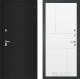 Дверь Лабиринт (LABIRINT) Classic шагрень черная 21 Белый софт в Электрогорске
