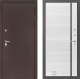 Входная металлическая Дверь Лабиринт (LABIRINT) Classic антик медь 22 Белый софт в Электрогорске