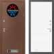 Входная металлическая Дверь Лабиринт (LABIRINT) Термо Магнит 13 Белый софт в Электрогорске