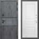 Входная металлическая Дверь Лабиринт (LABIRINT) Инфинити 03 Белый софт в Электрогорске