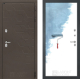 Входная металлическая Дверь Лабиринт (LABIRINT) Смоки 28 Под покраску в Электрогорске