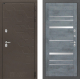 Входная металлическая Дверь Лабиринт (LABIRINT) Смоки 20 Бетон темный в Электрогорске