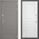 Входная металлическая Дверь Лабиринт (LABIRINT) Формо 03 Белый софт в Электрогорске