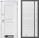 Входная металлическая Дверь Лабиринт (LABIRINT) Versal 22 Белый софт в Электрогорске