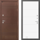 Входная металлическая Дверь Лабиринт (LABIRINT) Термо Лайт 13 Белый софт в Электрогорске