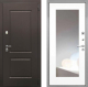 Входная металлическая Дверь Интекрон (INTECRON) Кампо ФЛЗ-120-М Зеркало Белый матовый в Электрогорске