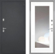 Дверь Интекрон (INTECRON) Гектор ФЛЗ-120-М Зеркало Белый матовый в Электрогорске