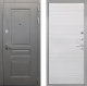 Входная металлическая Дверь Интекрон (INTECRON) Брайтон Графит ФЛ-316 Белый ясень в Электрогорске
