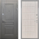Входная металлическая Дверь Интекрон (INTECRON) Брайтон Графит ФЛ-102 Сосна белая в Электрогорске