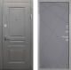 Входная металлическая Дверь Интекрон (INTECRON) Брайтон Графит Лучи-М Графит софт в Электрогорске