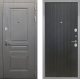 Входная металлическая Дверь Интекрон (INTECRON) Брайтон Графит ФЛ-295 Лофт черный в Электрогорске