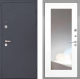 Дверь Интекрон (INTECRON) Колизей ФЛЗ-120-М Зеркало Белый матовый в Электрогорске