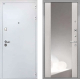 Входная металлическая Дверь Интекрон (INTECRON) Колизей White ФЛЗ-516 Зеркало Сосна белая в Электрогорске