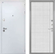 Дверь Интекрон (INTECRON) Колизей White В-07 с молдингом Лофт белый в Электрогорске