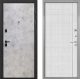 Входная металлическая Дверь Интекрон (INTECRON) Профит Black Мрамор Светлый В-07 с молдингом Лофт белый в Электрогорске