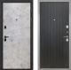 Входная металлическая Дверь Интекрон (INTECRON) Профит Black Мрамор Светлый ФЛ-295 Лофт черный в Электрогорске