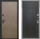 Входная металлическая Дверь Интекрон (INTECRON) Профит Black Венге Коричневый ФЛ-295 Лофт черный в Электрогорске