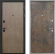 Входная металлическая Дверь Интекрон (INTECRON) Профит Black Венге Коричневый Гладкая Гранж в Электрогорске