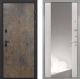 Дверь Интекрон (INTECRON) Профит Black Гранж ФЛЗ-516 Зеркало Сосна белая в Электрогорске