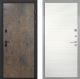 Входная металлическая Дверь Интекрон (INTECRON) Профит Black Гранж Гладкая Дуб сильвер поперечный в Электрогорске