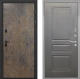 Входная металлическая Дверь Интекрон (INTECRON) Профит Black Гранж ФЛ-243 Графит вуд дуб в Электрогорске