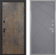 Входная металлическая Дверь Интекрон (INTECRON) Профит Black Гранж Лучи-М Графит софт в Электрогорске