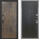 Входная металлическая Дверь Интекрон (INTECRON) Профит Black Гранж ФЛ-295 Лофт черный в Электрогорске