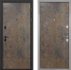 Входная металлическая Дверь Интекрон (INTECRON) Профит Black Гранж Гладкая Гранж в Электрогорске