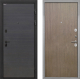 Входная металлическая Дверь Интекрон (INTECRON) Профит Black Эковенге Гладкая шпон Венге коричневый в Электрогорске