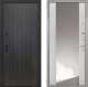 Входная металлическая Дверь Интекрон (INTECRON) Профит Black ФЛ-295 ФЛЗ-516 Зеркало Сосна белая в Электрогорске